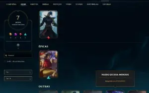 Conta-Smurf Upada A Mão Com Skin Do Kayn Odisseia Full Acess