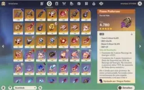 Conta com 6x5*, Alloy, 4 dias benção + 4.8k primogems