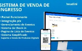 Sistema de Venda de Ingressos + Sistema de Checkout Pix
