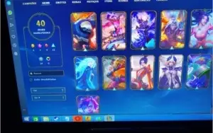 Conta lol 40 Skins nível alto