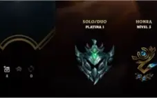 Conta League of Legends / Platina 1 / !PROMOÇÃO! lol