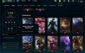 Conta Lol com quase 3000 RP