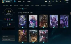 Conta Lol com quase 3000 RP