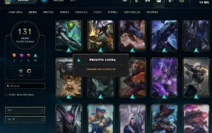 conta lol 2016, lvl 450, esmeralda 2, 130+ skins, all champs