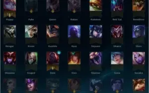 Conta de LOL 4400RP 32000BP 48Skins,  100+ herois