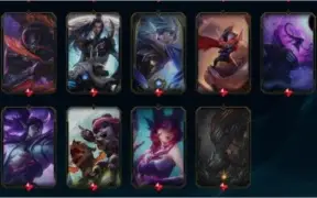 conta lol platina 1 por decay, 318skin 5 ultimate 2mitica