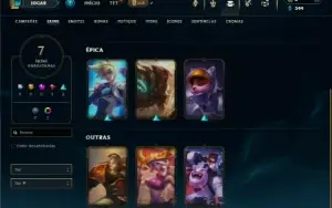 Mestre com 60 Champs e 7 Skins + 42 PDL