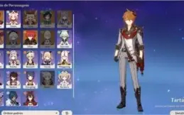 Conta 5* Diluc,Childe,Mona,Harpa