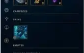 Conta lol unranked nunca foi jogada a md10 sem elo