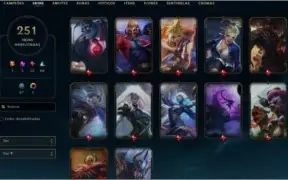 Conta lol todos os champs atualmente Diamante 2