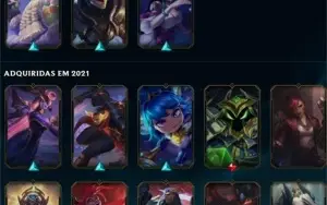 Conta lol unranked lvl 259