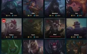 Conta lol unranked lvl 259