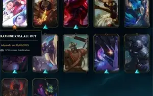Conta lol unranked lvl 259