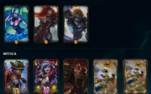 Conta LvL 679 | 263 Skins- 17 Prest - 28 Legend | all champ