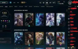 Conta De League Of Legends + Valorant-Full Acesso Vinculadas