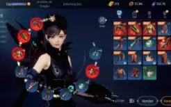 Conta Mir4 SA63 Level 97 139k Power Minerando em 4 segundos