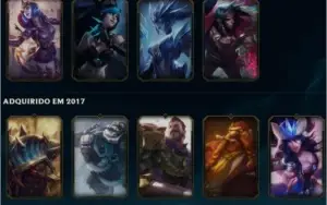 Conta de lol gold 4 40 skins