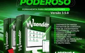 WaSender + Gerador de Licenças V. 3.5 | Original e Completo