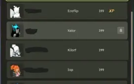 Kourial - Conta com 6 personagens no nivel 199