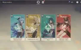 Genshin Impact Conta AR 43 - Venti, Jean, Qiqi