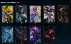 Conta Diamante 1 - 27 Skins  - 54 Campeões