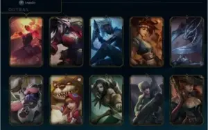 CONTA COM SKIN KAISA ALL OUT EDIÇÃO PRESTIGIO e 2 ULTIMATE