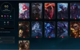 CONTA COM SKIN KAISA ALL OUT EDIÇÃO PRESTIGIO e 2 ULTIMATE