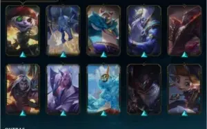 CONTA COM SKIN KAISA ALL OUT EDIÇÃO PRESTIGIO e 2 ULTIMATE