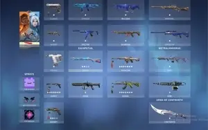 Conta de Valorant com várias Skins - MUITO BARATO