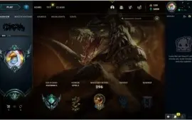 Conta LOL Level 222 Plat II