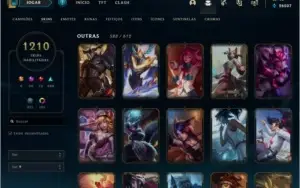 Conta LoL / TODAS AS SKINS OBTÍVEIS