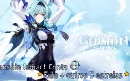 Genshin Impact conta com vários personagens: Eula, Ganyu etc