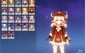 AR 51- KLEE, DILUC(C1), AYAKA, YOIMIYA