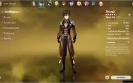 Zhongli, Venti, Childe, Qiqi e Keqing+Arco PB, Skyward Prime