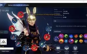 VENDO ARQUEIRA LEVEL 96 - 131K DE POWER S/ CLÃ