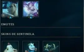 Conta League of Legends 150 Skins Unraked