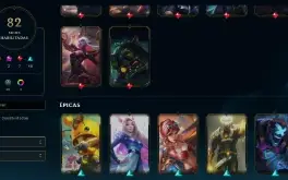 Conta League of Legends, Nível 202 c/ Muitas Skins e RP