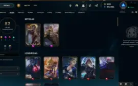 Conta League of Legends, Nível 202 c/ Muitas Skins e RP