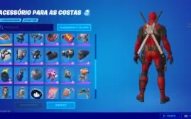 Conta De Fortnite Com Muita Coisa E Picareta 1 Season