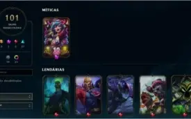 Conta LoL | Plat 4 |101 Skins | 135 Campeões
