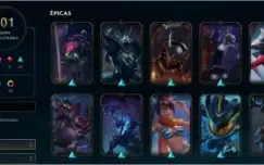 Conta LoL | Plat 4 |101 Skins | 135 Campeões