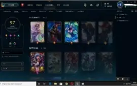 CONTA LEAGUE OF LEGENDS - SKINS ULTIMATE E LENDÁRIAS