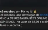 esquema ifood lanche e reembolso
