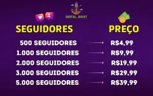 5000 Seguidores no Instagram por apenas R$39,99 [Promoção]