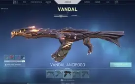 Conta Ex-imortal Com Vandal Champions e diversas Skins!