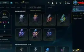 CONTA PLATINA 1 COM 123 SKINS