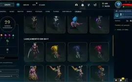 CONTA PLATINA 1 COM 123 SKINS