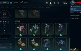 CONTA PLATINA 1 COM 123 SKINS