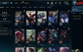 CONTA PLATINA 1 COM 123 SKINS