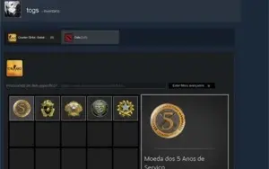 vendo conta na steam com csgo e varios jogos
